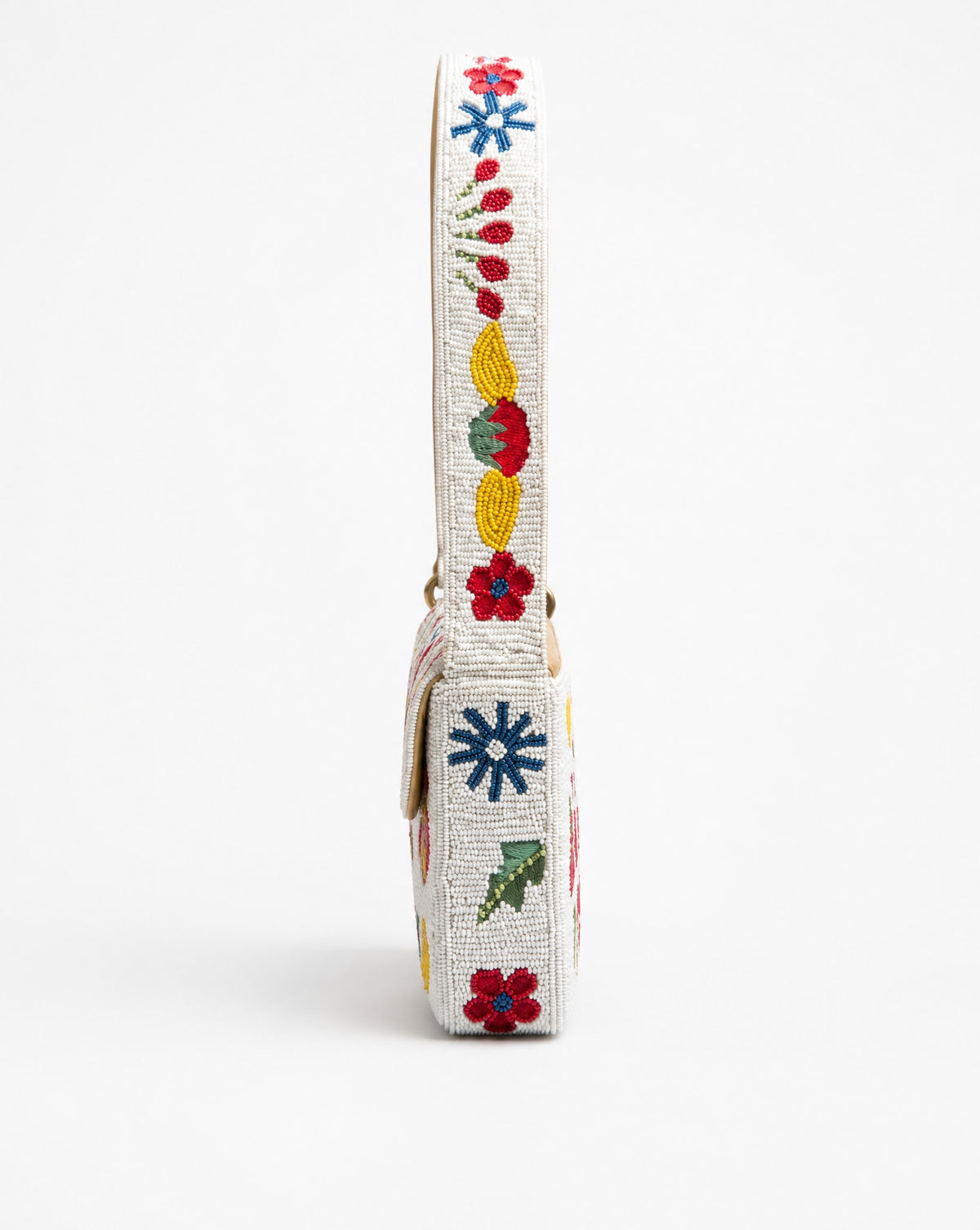 Havana – Floral Beaded Shoulder Bag | Small