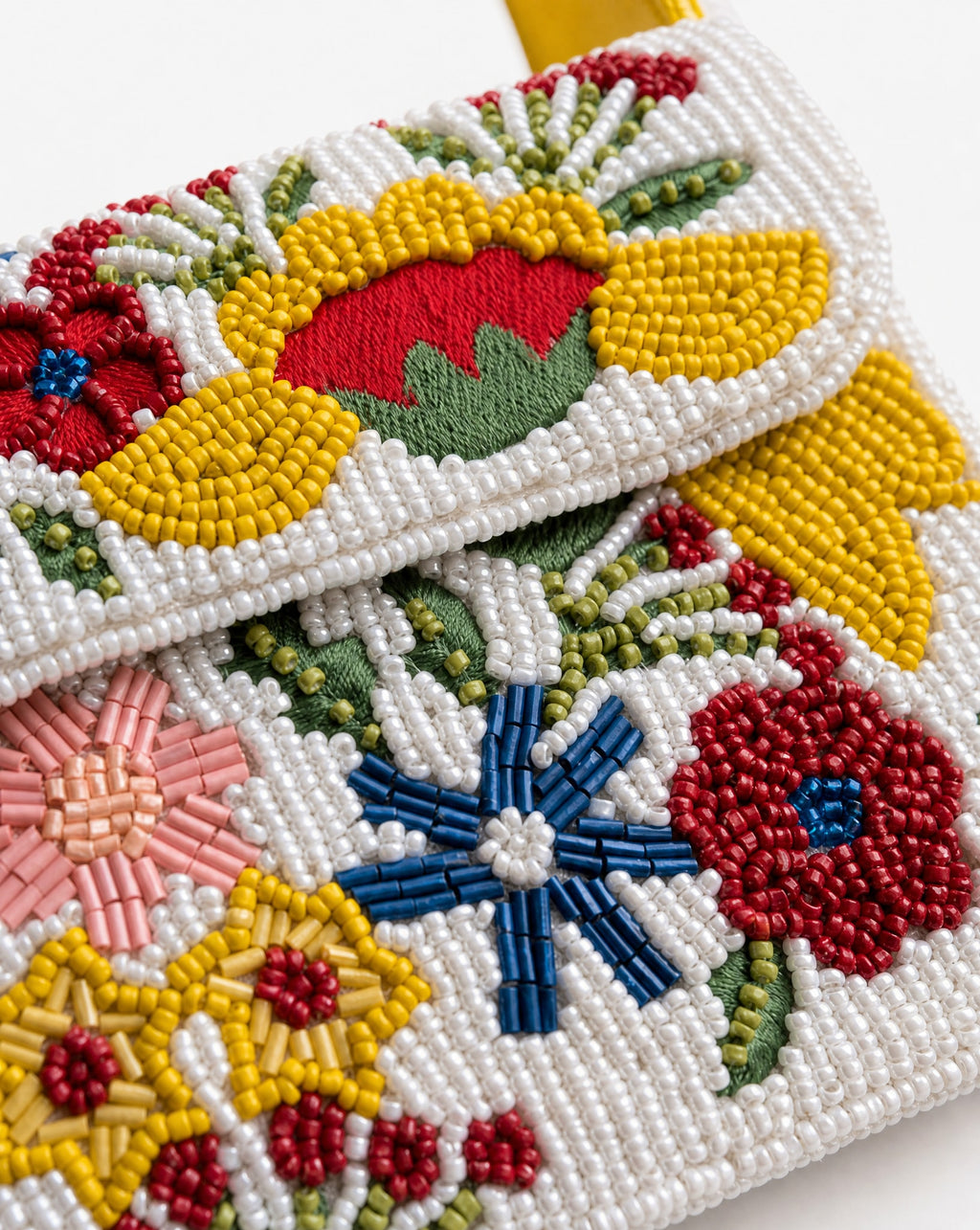 Havana – Floral Beaded Shoulder Bag | Small
