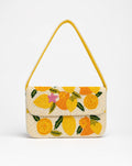 Seville - Oranges and Lemons Beaded Shoulder Bag | Large
