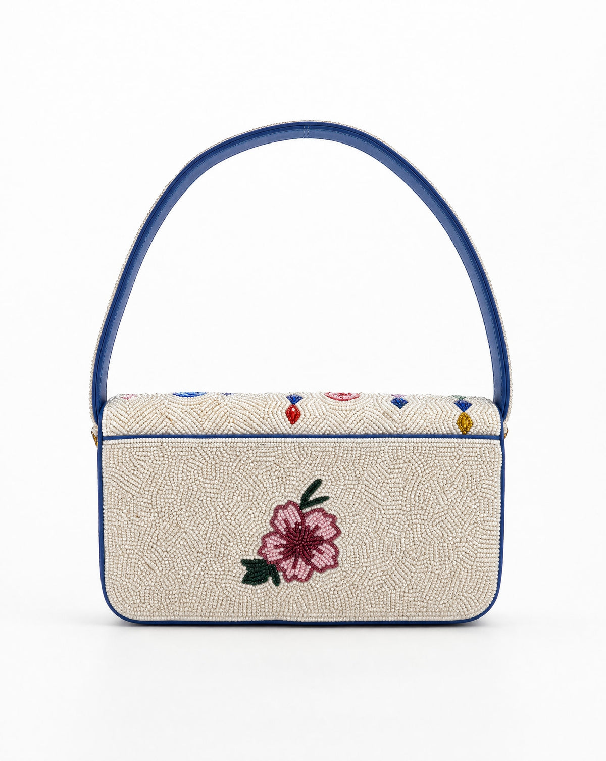 Coron – Blue Island Beaded Shoulder Bag | Large